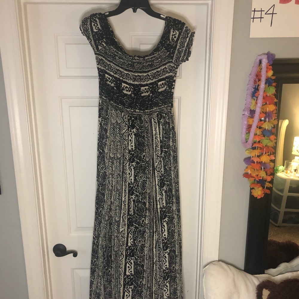 Patterned long dress